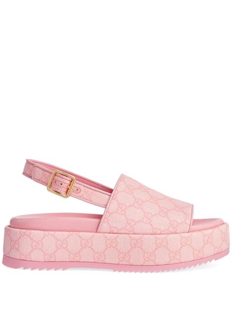 pink gucci platform|Gucci platform clog.